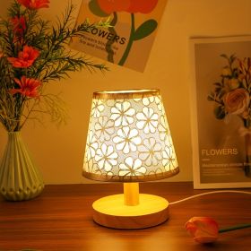 Creative Night Light Modern Simple Cloth Table Lamp (Option: American Standard-Golden Umbrella Shape)