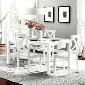 Maddox Crossing Dining Chairs, Set of 2 (Color: White)